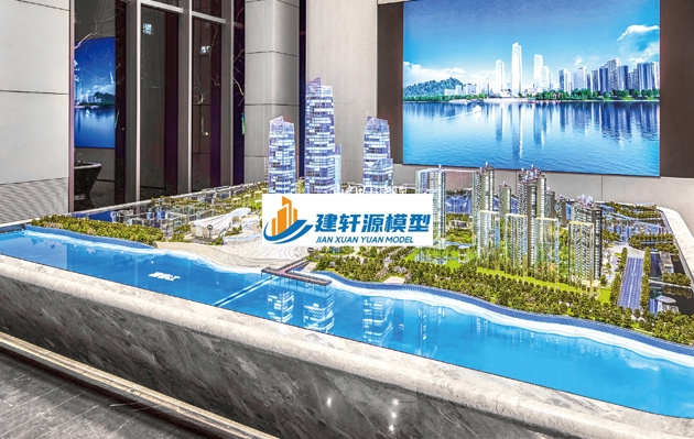 琼海富春-金茂星外滩模型